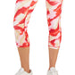ID Ideology Women's Compression Side Pocket Cropped Leggings Red