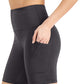 ID Ideology Women's Compression 7 Bike Shorts Black Size Small
