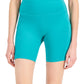 ID Ideology Women's Compression 7 Bike Shorts Green Size Medium
