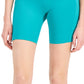 ID Ideology Women's Compression 7 Bike Shorts Green Size Medium
