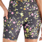 ID Ideology Women's Printed Biker Shorts Gray