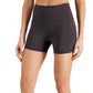 ID Ideology Women's 4 Compression Biker Shorts Black Size X-Large