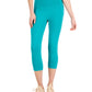 ID Ideology Women's Compression High Rise Side Pocket Cropped Leggings Green Size Petite Medium
