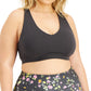 ID Ideology Women's Match Set Sports Bra Gray Size 3X