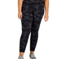 ID Ideology Women's Camo 7/8 Leggings Black Size 1X
