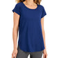 ID Ideology Women's Essentials Sweat Set T-Shirt Blue Size XX-Large