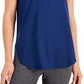 ID Ideology Women's Essentials Sweat Set T-Shirt Blue Size XX-Large