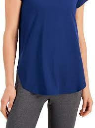 ID Ideology Women's Essentials Sweat Set T-Shirt Blue Size XX-Large