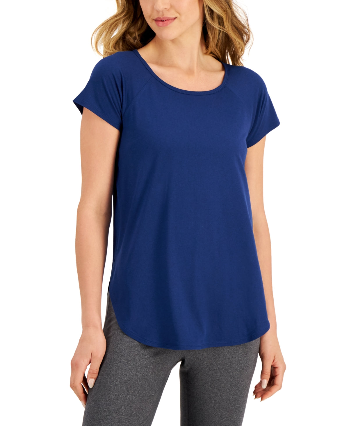 ID Ideology Women's Essentials Sweat Set T-Shirt Blue Size X-Large