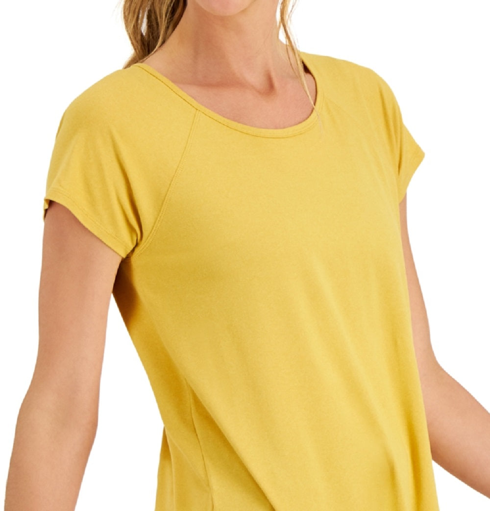 ID Ideology Women's Essentials Sweat Set T Shirt Yellow Size Medium
