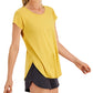 ID Ideology Women's Essentials Sweat Set T-Shirt Yellow