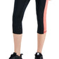 ID Ideology Women's Essentials Colorblocked Cropped Leggings Red Size X-Small