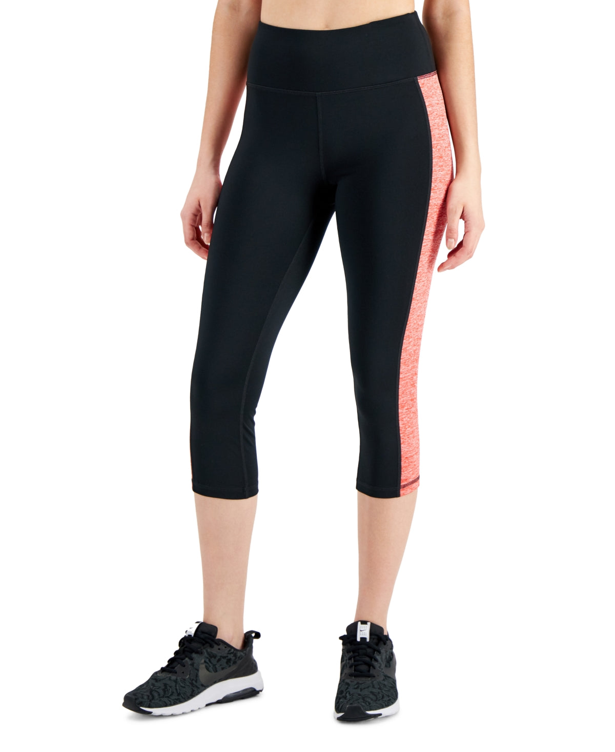 Id Ideology Women's Colorblocked Cropped Leggings Size S