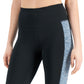 ID Ideology Women's Essentials Colorblocked Cropped Leggings Gray Size X-Large
