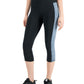 ID Ideology Women's Essentials Colorblocked Cropped Leggings Gray Size X-Large