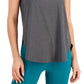 ID Ideology Women's Essentials Sweat Set Tank Top Gray