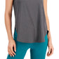ID Ideology Women's Essentials Sweat Set Tank Top Gray