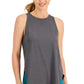 ID Ideology Women's Essentials Sweat Set Tank Top Gray