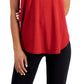 ID Ideology Women's Essentials Sweat Set Tank Top Red Size X-Small