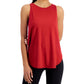ID Ideology Women's Essentials Sweat Set Tank Top Red Size Small