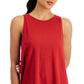 ID Ideology Women's Essentials Sweat Set Tank Top Red Size X-Large
