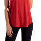 ID Ideology Women's Essentials Sweat Set Tank Top Red Size X-Large