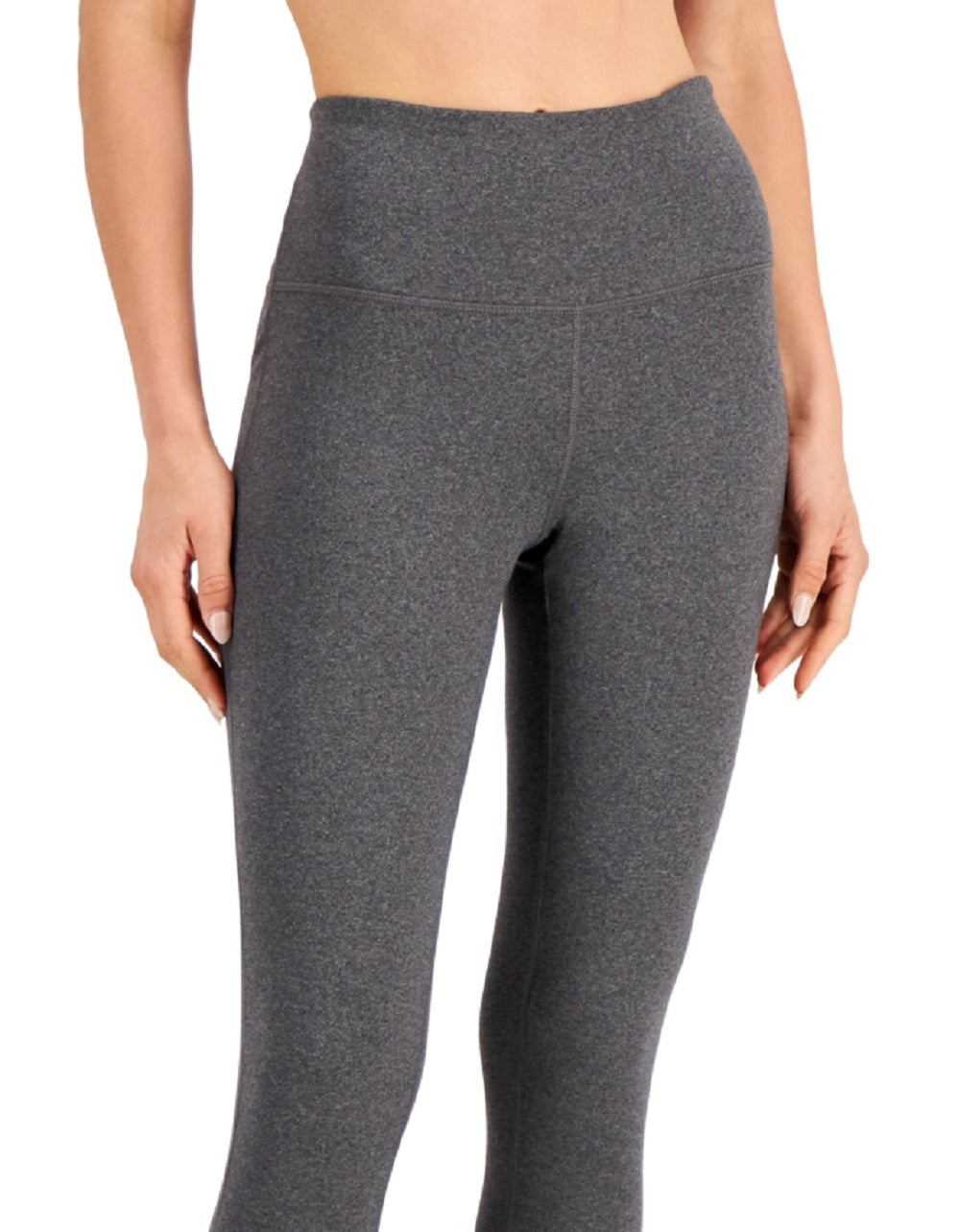 ID Ideology Women's Essentials Sweat Set 7/8 Length Leggings Gray Size Medium