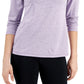 ID Ideology Women's Essentials Quarter Zip Top Purple Size XX-Large