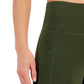 ID Ideology Women's Solid 10 Cotton Bike Shorts Green Size Large