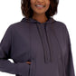 ID Ideology Women's Relaxed Solid Techy Hoodie Gray Size Small