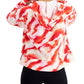 ID Ideology Women's Relaxed Twist Tech Printed Hoodie Red Size XX-Large