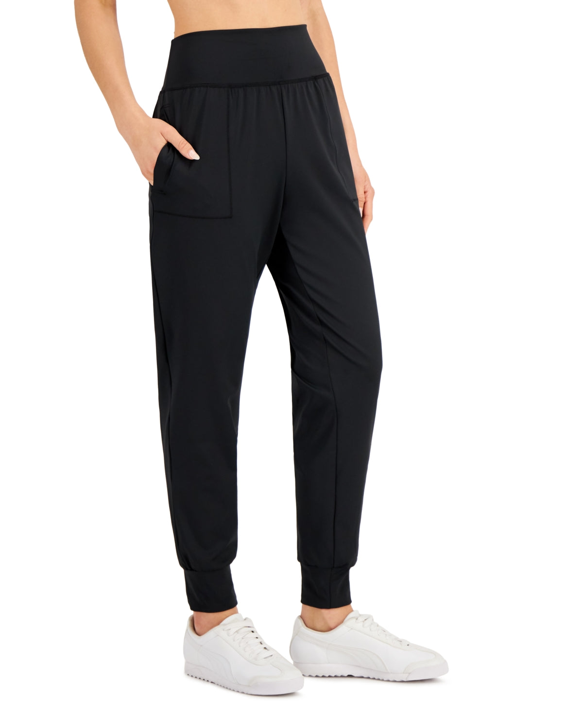 ID Ideology Women's Relaxed Joggers Black Size X-Small