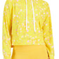 ID Ideology Women's Relaxed Pansy Techy Hoodie Yellow Size X-Small