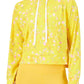 ID Ideology Women's Relaxed Pansy Techy Hoodie Yellow Size X-Small