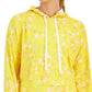 ID Ideology Women's Relaxed Pansy Techy Hoodie Yellow Size XX-Large