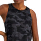 ID Ideology Women's Essentials Sweat Set Camo Tank Top Black Size XX-Large