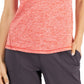 ID Ideology Women's Essentials Rapidry Heathered Performance T-Shirt Red Size Small