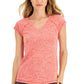 ID Ideology Women's Essentials Rapidry Heathered Performance T-Shirt Red Size XX-Large