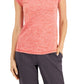 ID Ideology Women's Essentials Rapidry Heathered Performance T-Shirt Red Size XX-Large