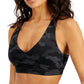 ID Ideology Women's Camo Print Low Impact Sports Bra Black Size XX-Large