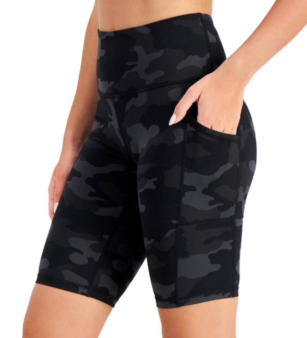 ID Ideology Women's Compression Bike Shorts Black Size Medium