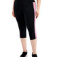 ID Ideology Women's Colorblocked Capri Leggings Pink Size 2X