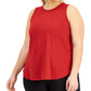 ID Ideology Women's Sweat Set Tank Red Size 3X