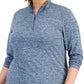 ID Ideology Women's Quarter Zip Top Blue