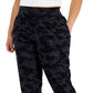 ID Ideology Women's Printed Jogger Pants Black