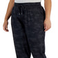 ID Ideology Women's Drawstring Jogger Pants Black Size 2X