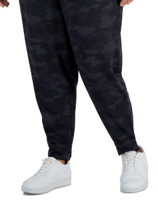 ID Ideology Women's Drawstring Jogger Pants Black Size 2X