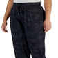 ID Ideology Women's Drawstring Jogger Pants Black
