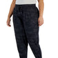 ID Ideology Women's Drawstring Jogger Pants Black