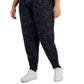 ID Ideology Women's Drawstring Jogger Pants Black